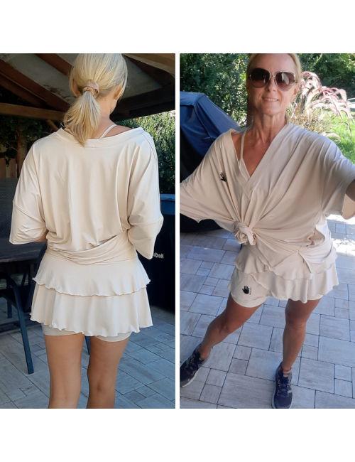 tunika długa BEIGE