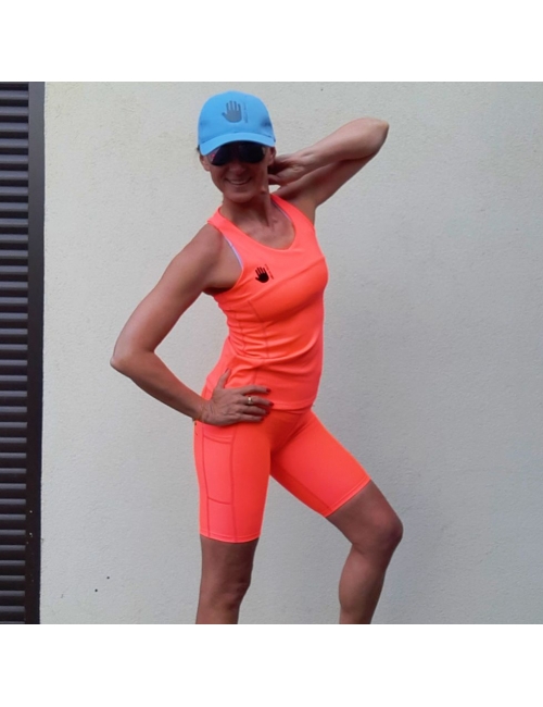 Spodenki long ORANGE fluo