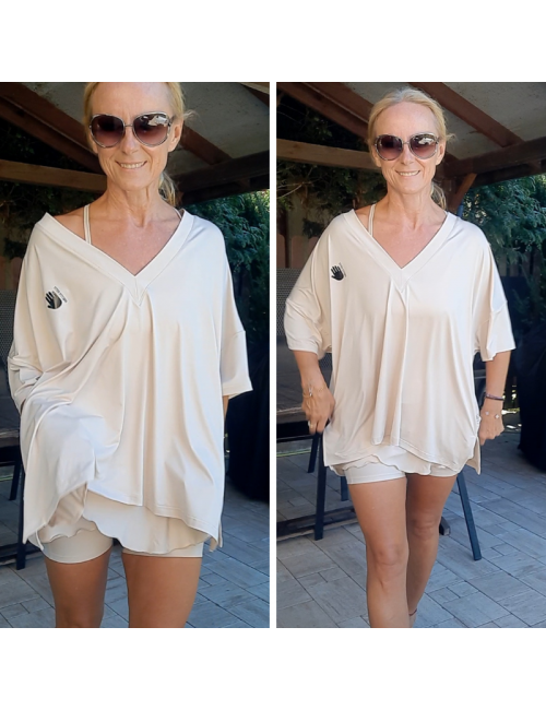 tunika długa BEIGE