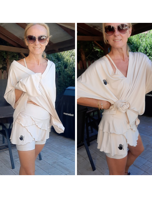 tunika długa BEIGE