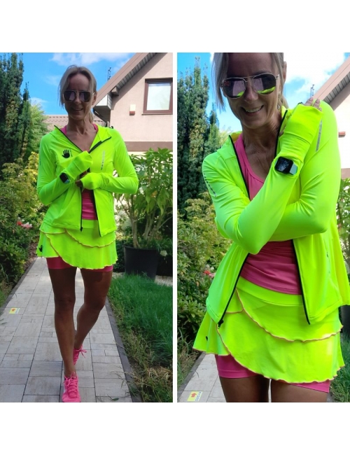 Bluza do biegania High Performance LEMON FLUO