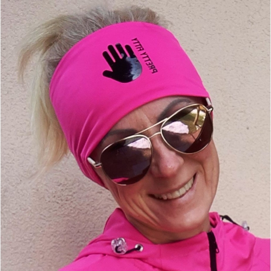 Opaska do biegania Pink