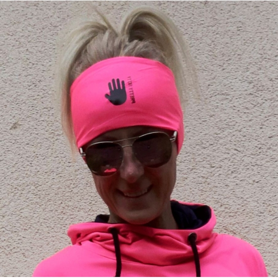 Opaska do biegania MAGENTA