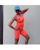 Spodenki long ORANGE fluo